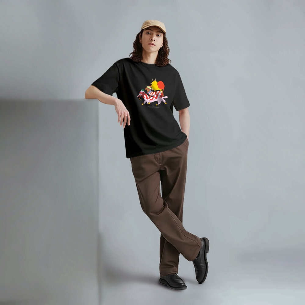 Triple Riding Dog T-shirt - Image 3