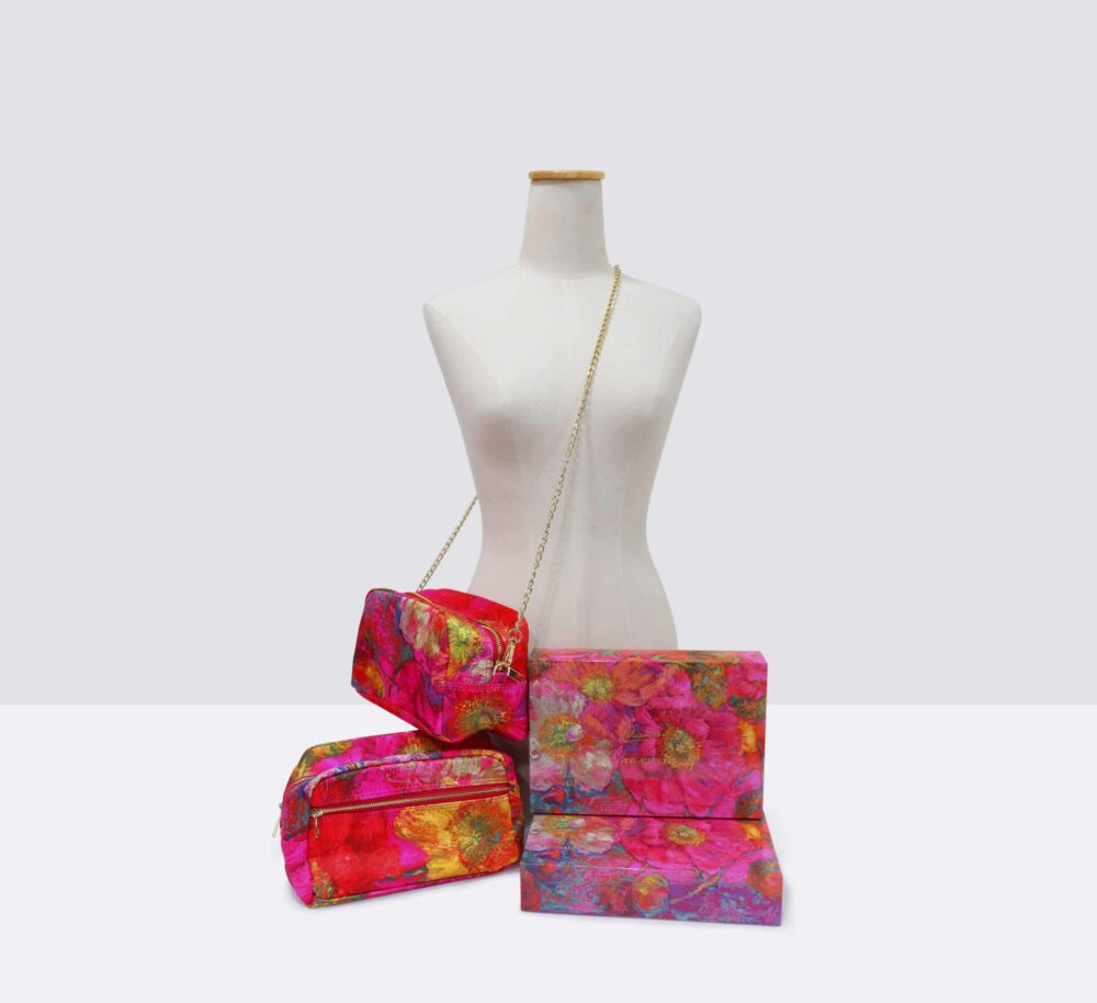 Paris Pink Cosmetic Bag
