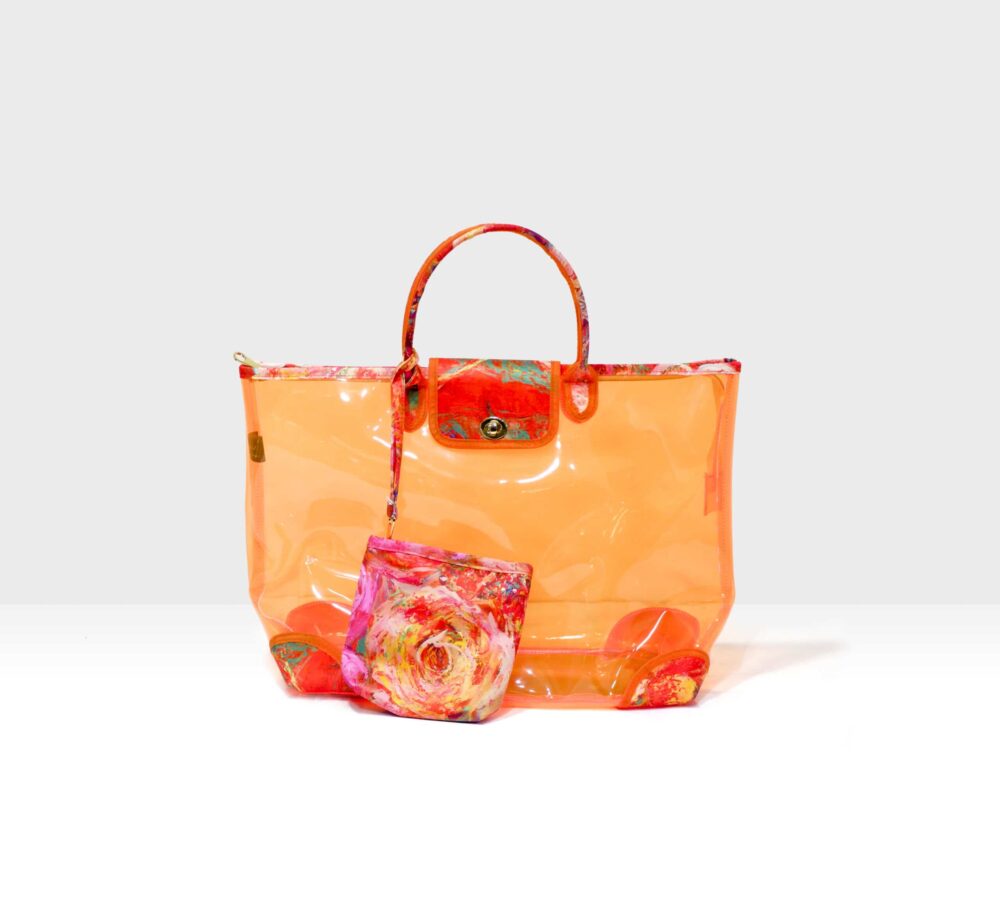 Orange Bouquet Fluo Bag