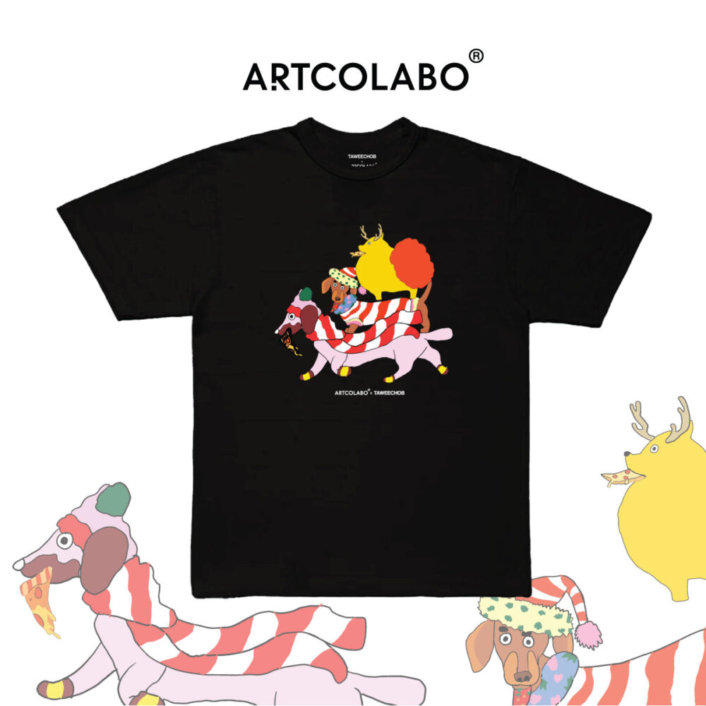 Triple Riding Dog T-shirt - Image 4