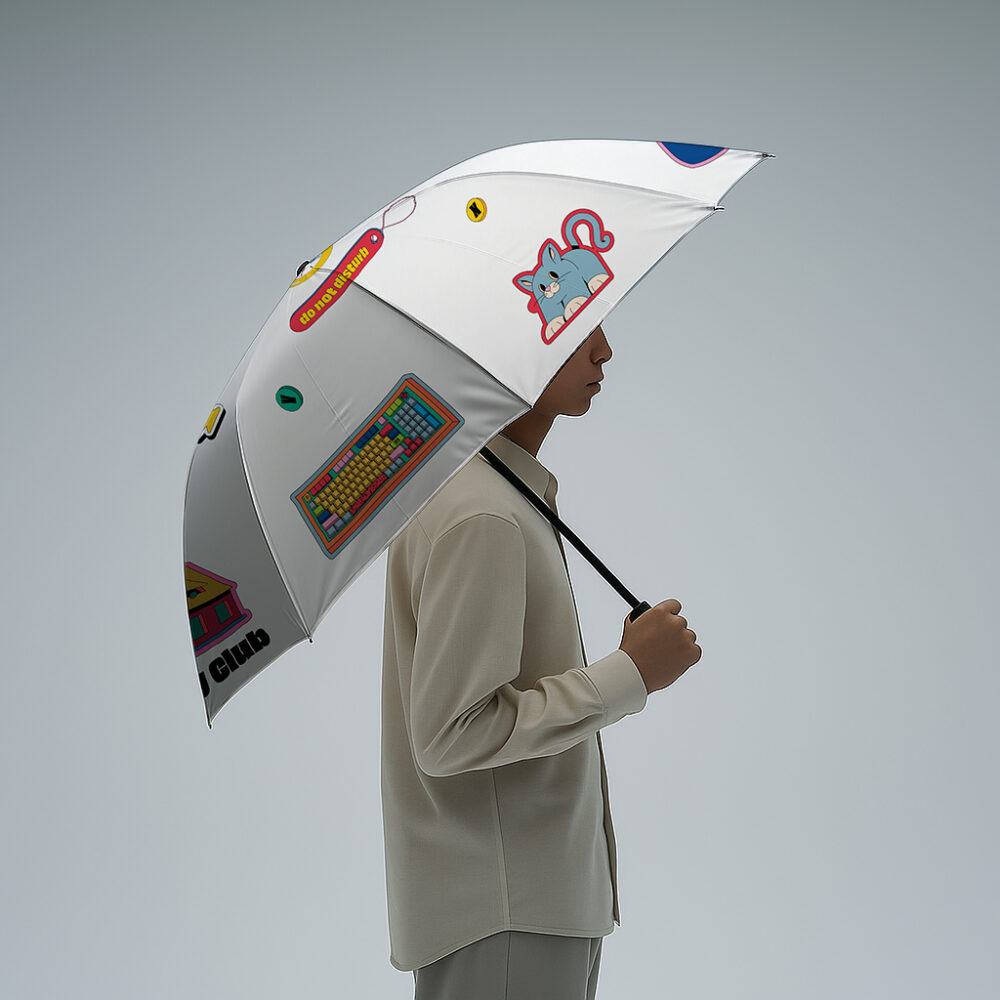 THBC Clock Umbrella - Image 2